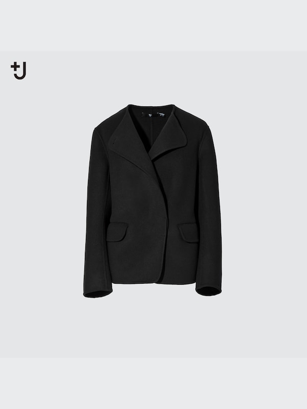 Jaket Double Face Tanpa Kerah