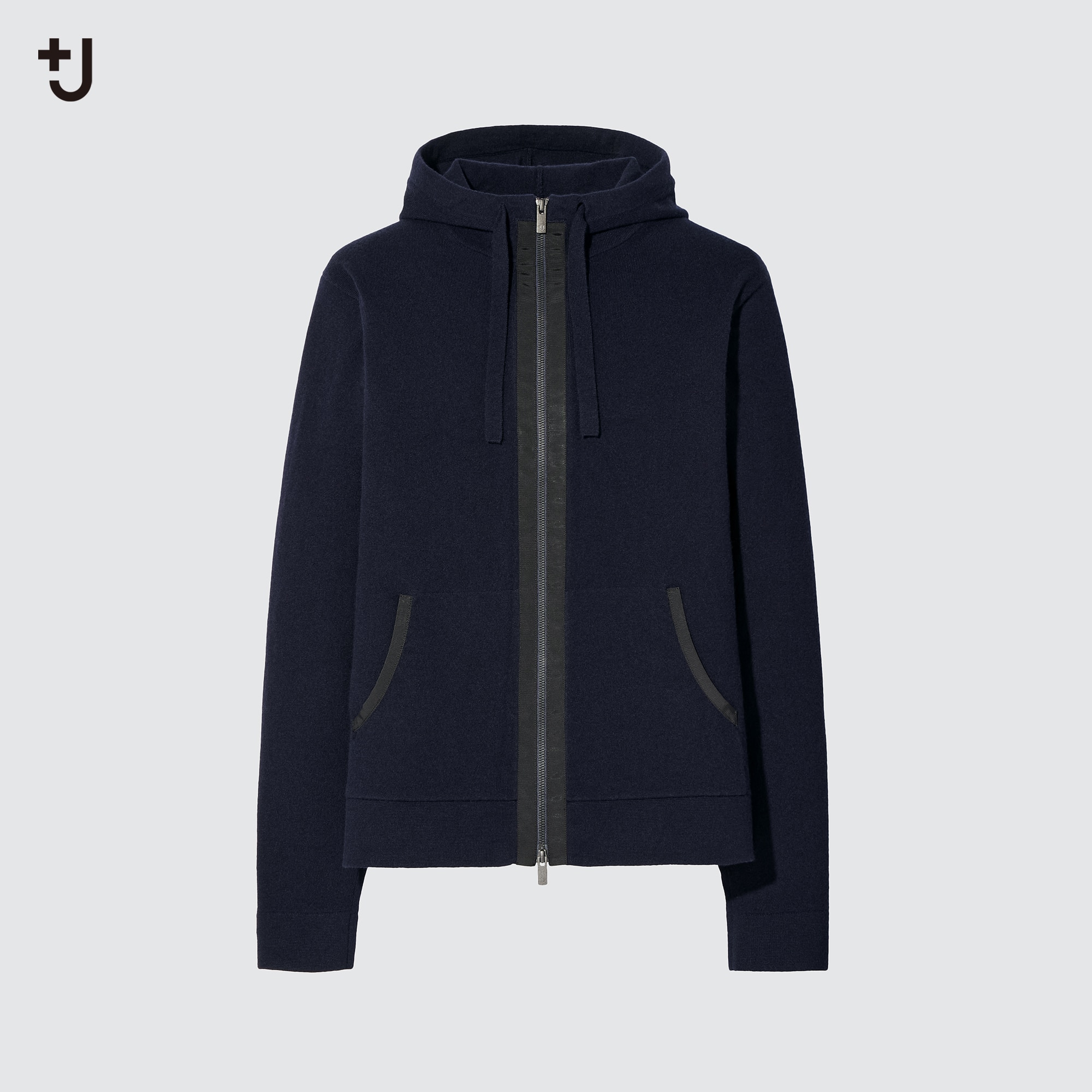 ユニクロ UNIQLO +J カシミヤブレンドパーカ ネイビー M | hmgrocerant.com