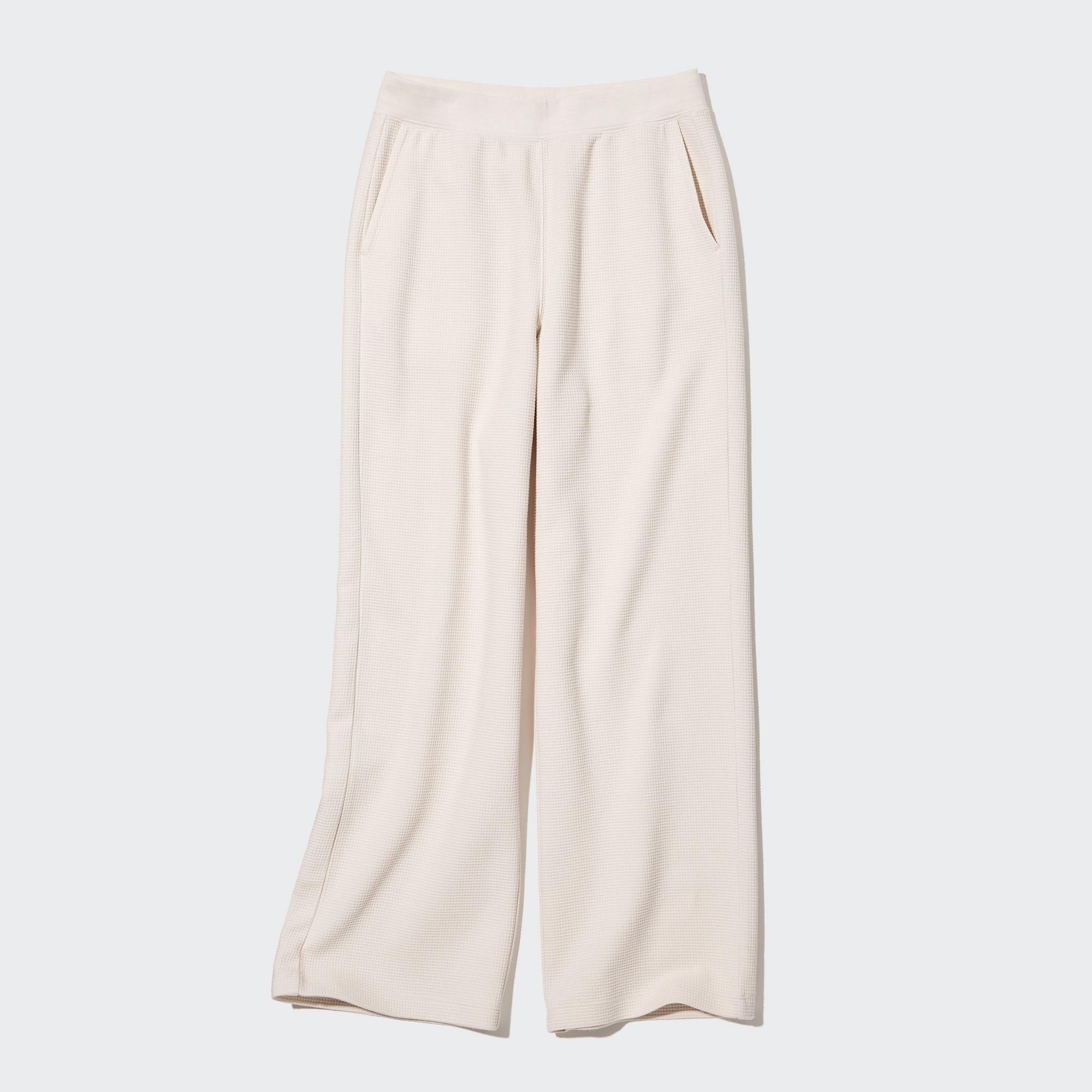 WOMENS WIDE STRAIGHT TROUSERS  UNIQLO IN