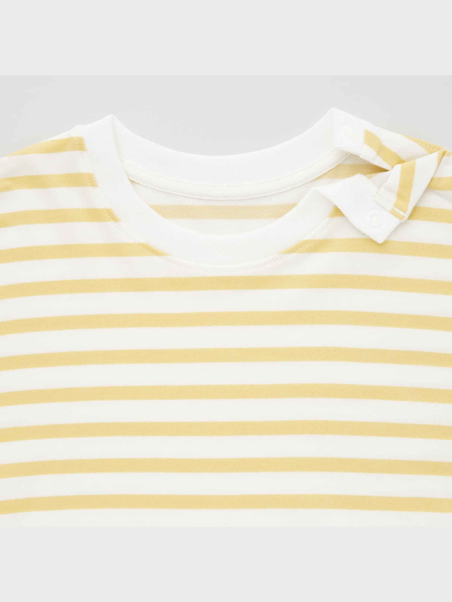 アルバージュ　新品未使用 ユニクロ公式 | エアリズムコットンクルーネックT（ボーダー・長袖）