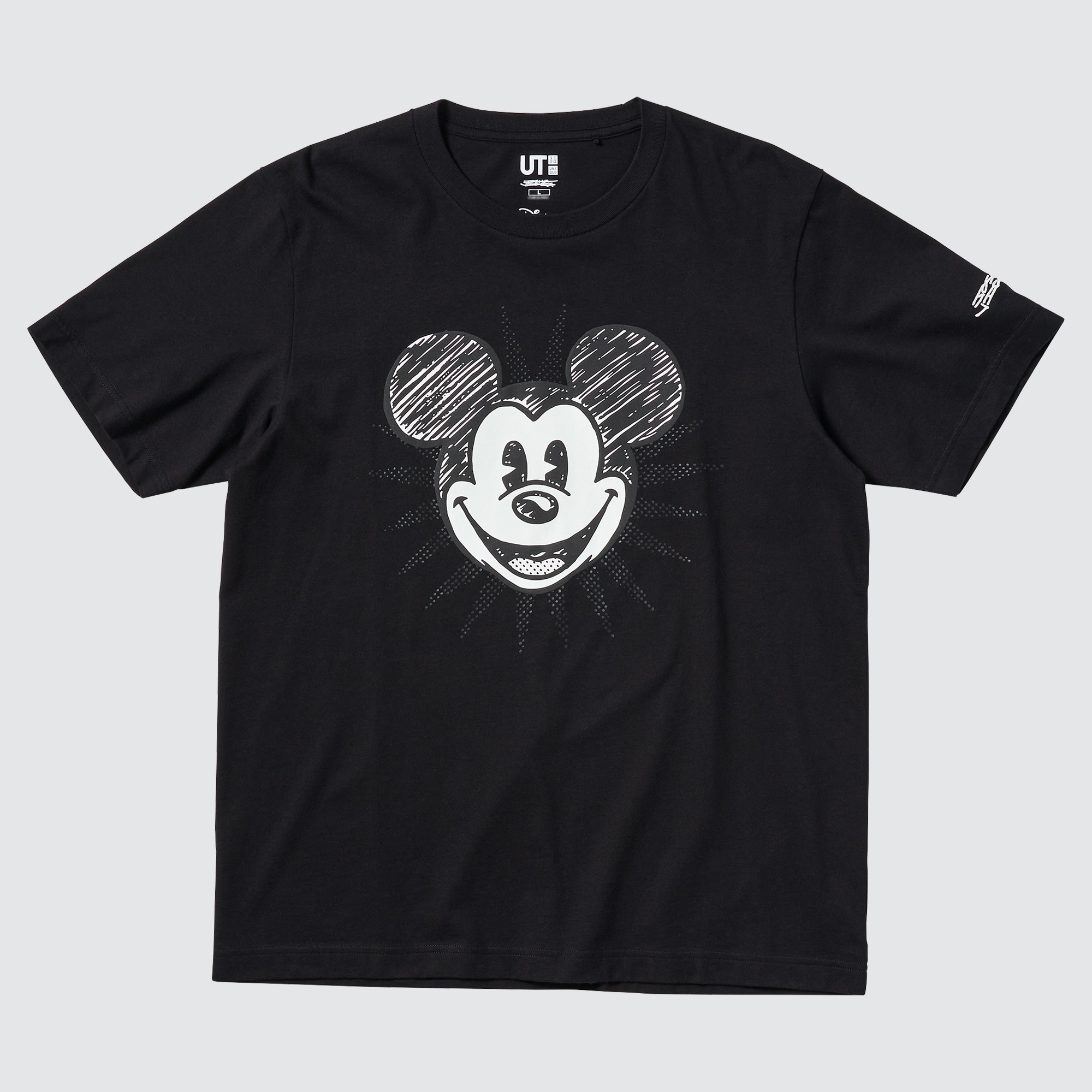 モノクローム ミッキーマウス アート バイ ジョシュア・ヴィーダス UT グラフィックTシャツ（半袖・レギュラーフィット）のサムネイル