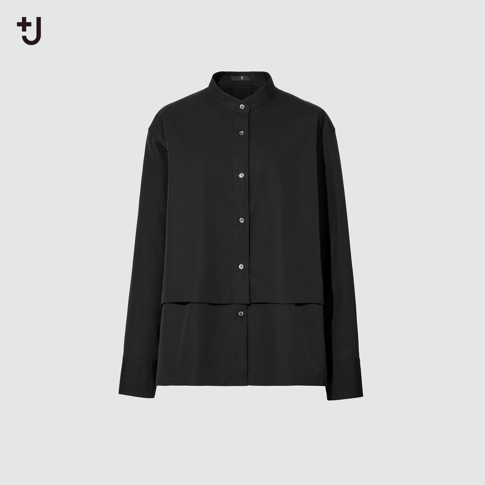 long black button up jacket