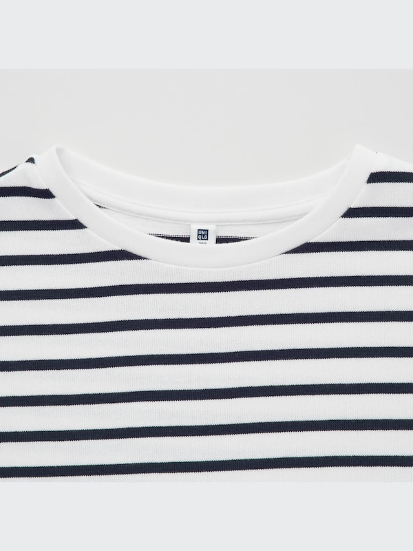 GIRLS ボーダーチュニックTシャツ（長袖）