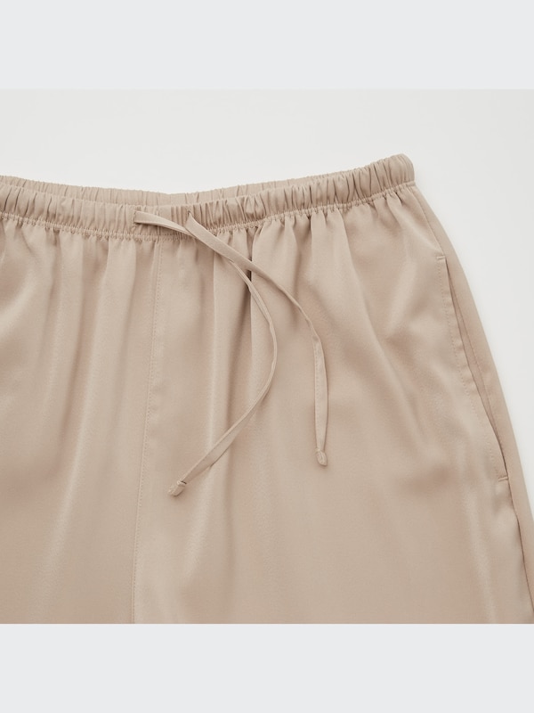Satin Drape Jogger Pants