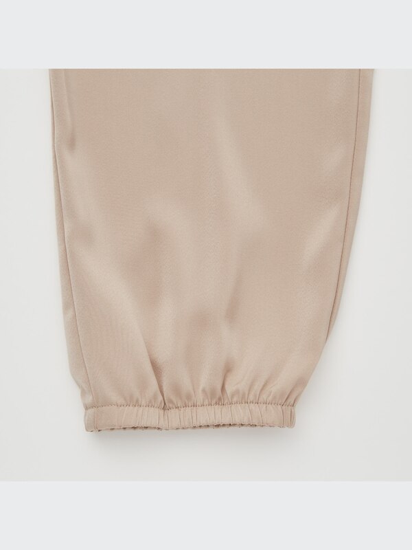 Satin Drape Jogger Pants