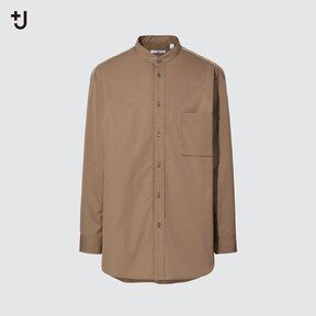 uniqlo band collar shirt