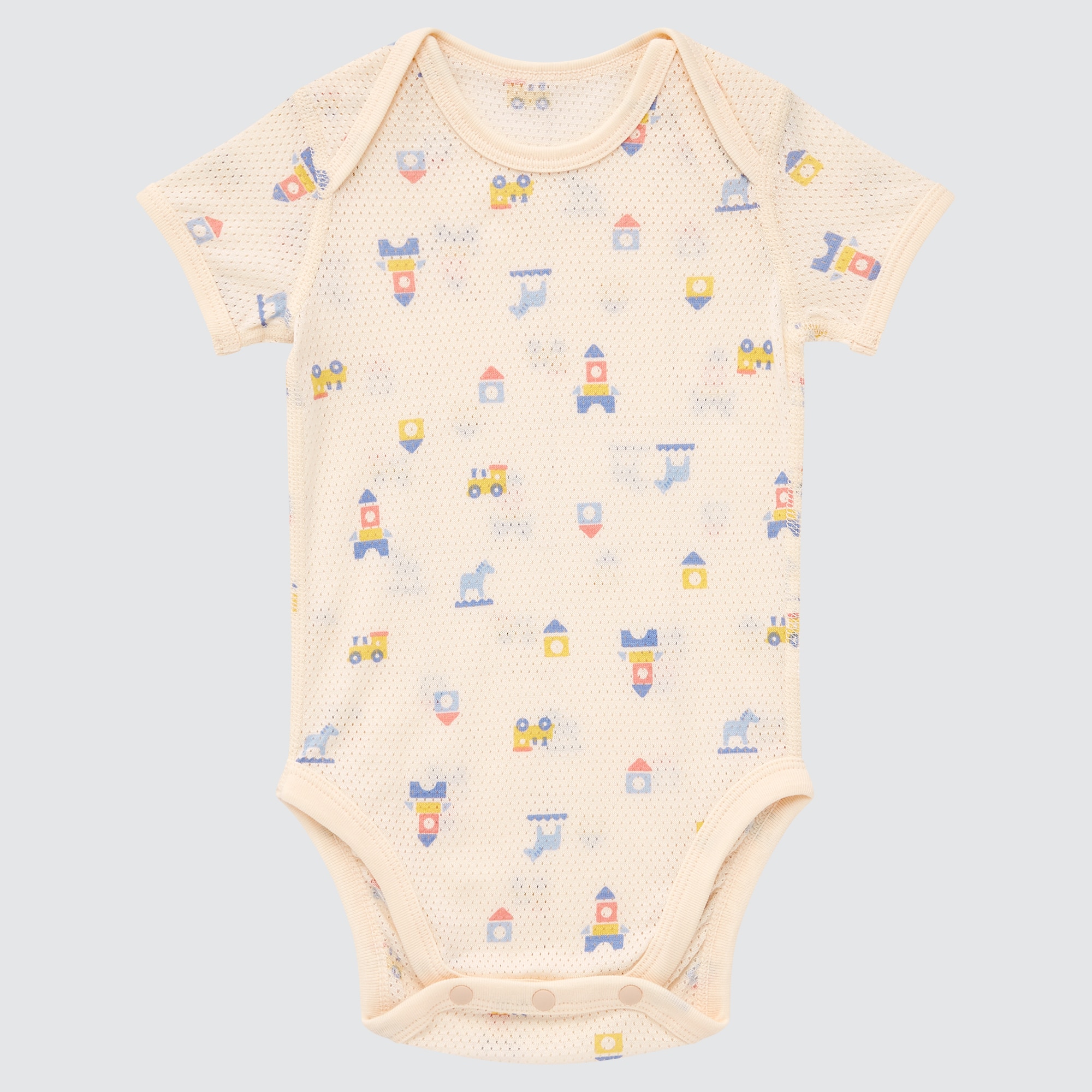 Joy of Print コットンメッシュボディスーツ（半袖）のサムネイル