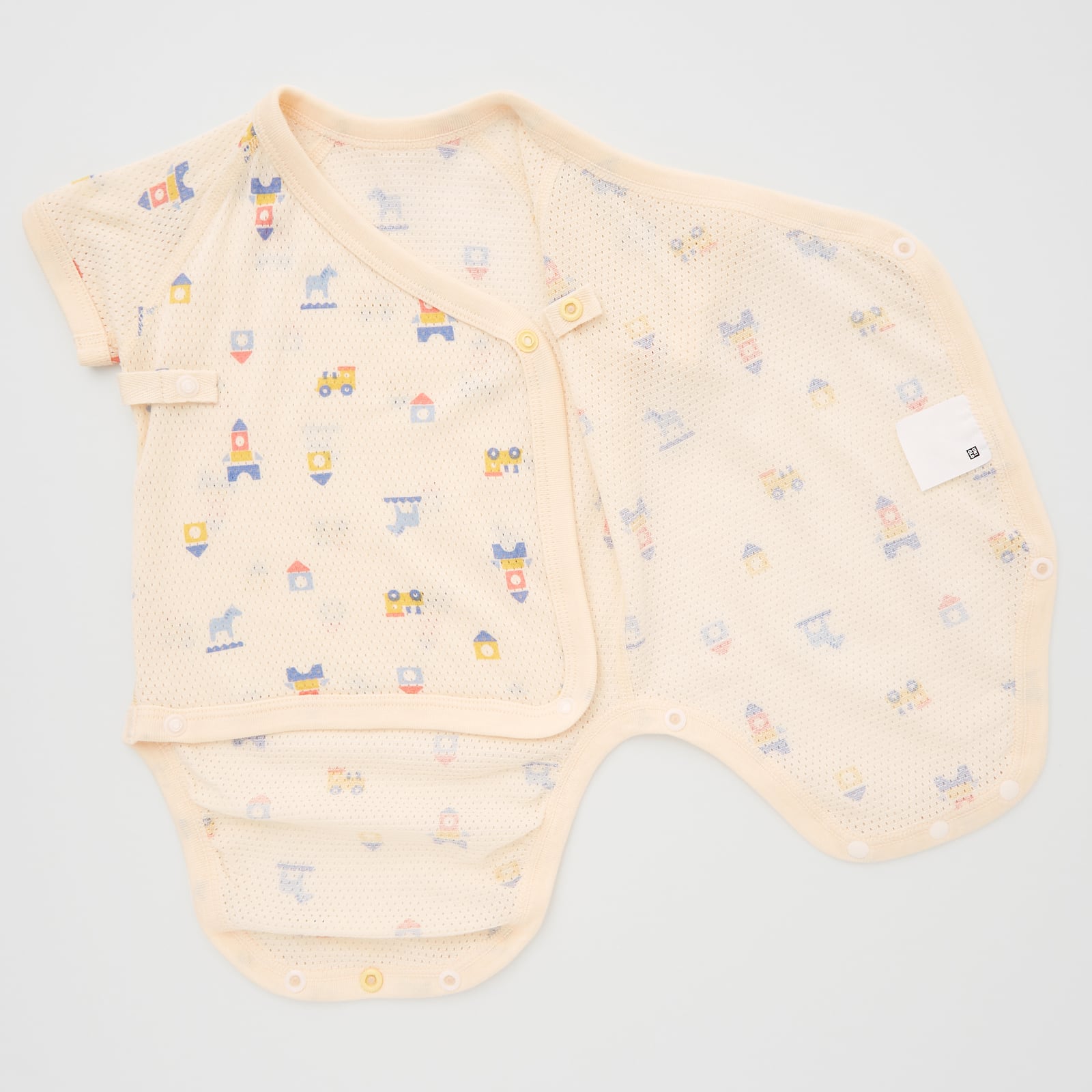 Babies Newborn Joy Of Print Cotton Mesh Inner Bodysuit Uniqlo In