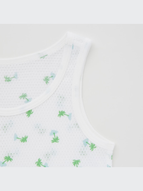 Cotton Mesh Tank Top 2 Pairs