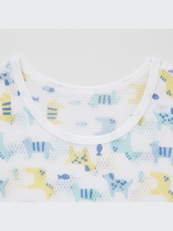 Joy of Print コットンメッシュインナーT（半袖・2枚組）