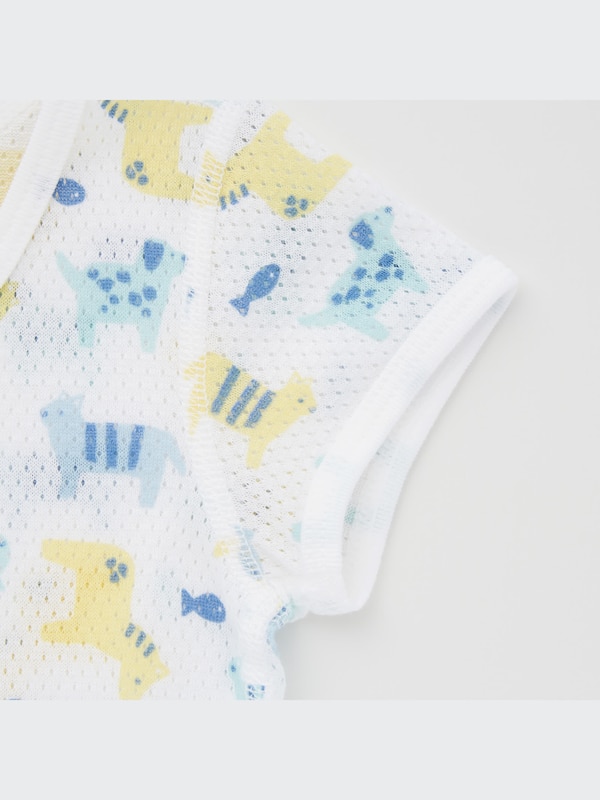 Joy of Print コットンメッシュインナーT（半袖・2枚組）