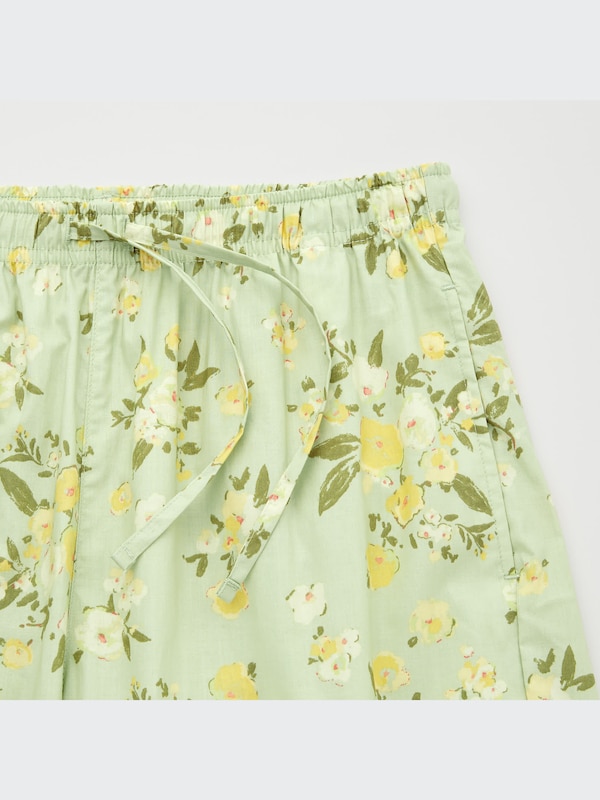 Cotton RELACO 3/4 Shorts (Bougainvillea)