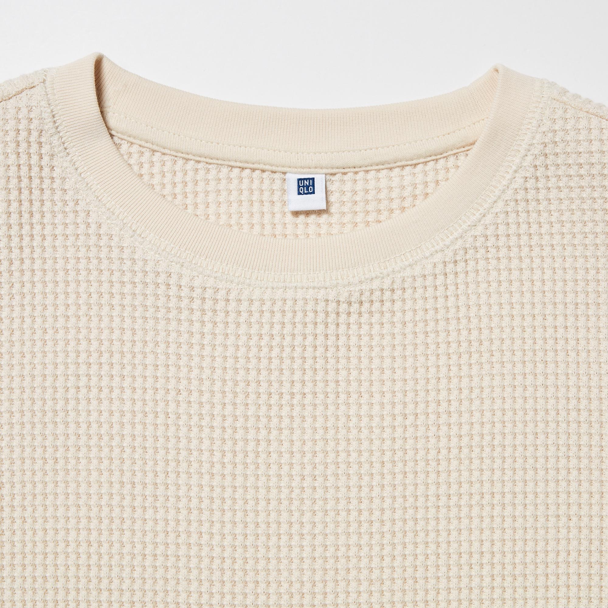 Waffle sweater clearance uniqlo