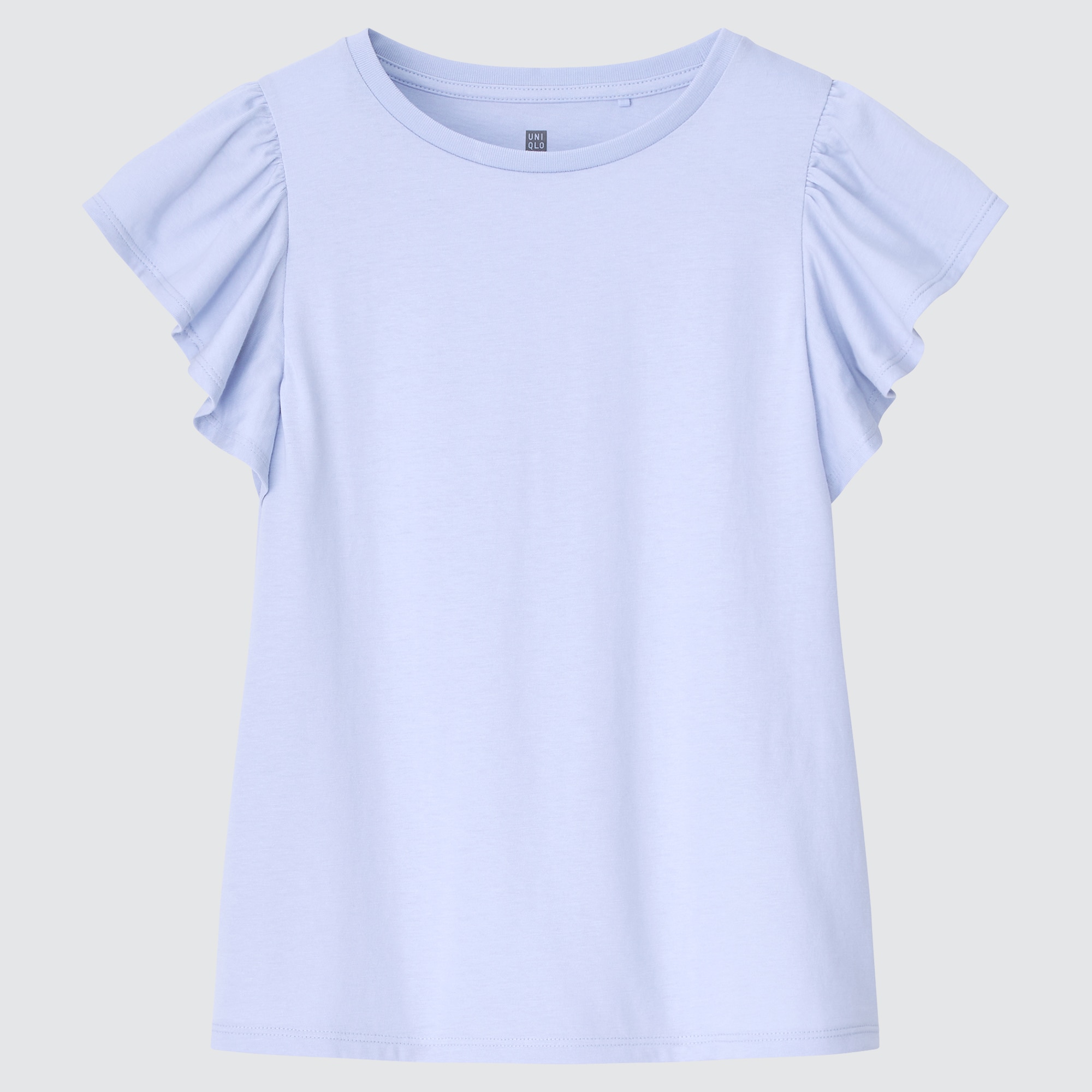 ユニクロ公式 | GIRLS スムースコットンフリルTシャツ（半袖）