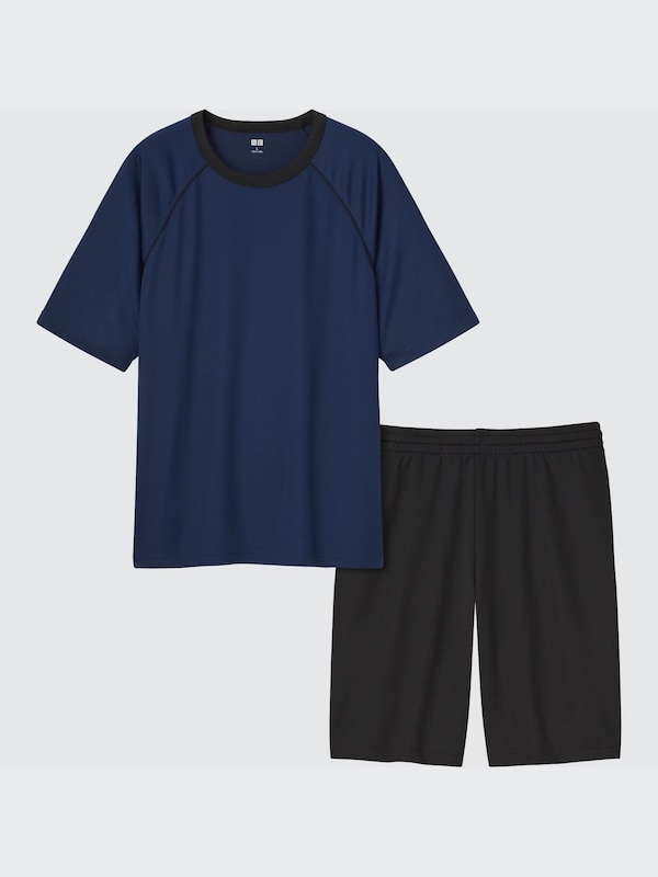 エアリズムメッシュクルーネックセット（半袖）