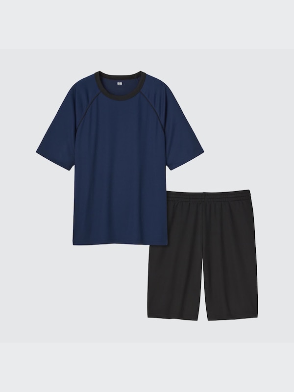 エアリズムメッシュクルーネックセット（半袖）