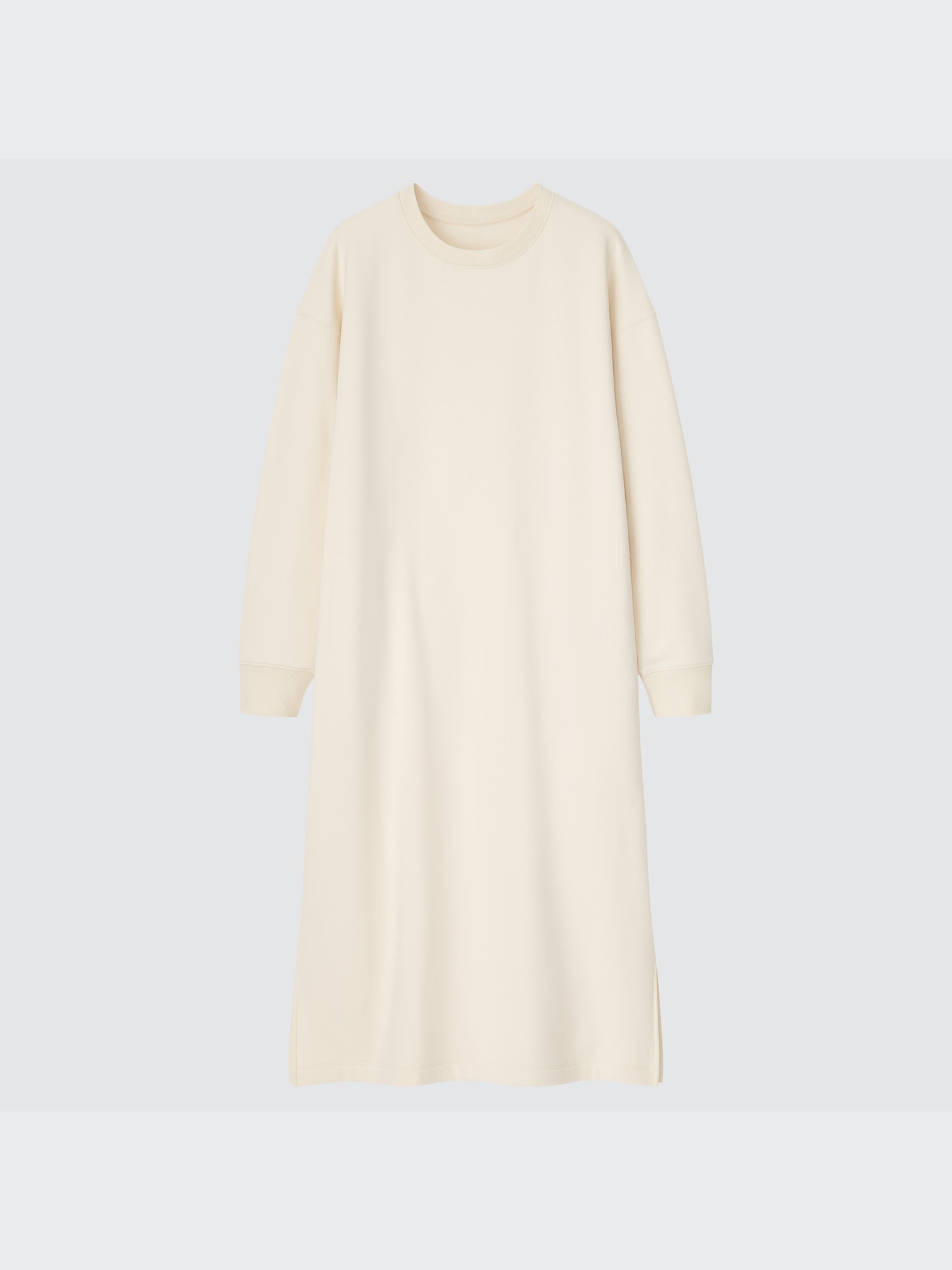 1PIU1UGUALE3 長袖ストレッチ ワンピース 1 ホワイト 1PIU1UGUALE3