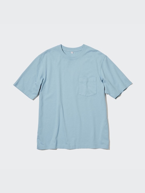 MEN'S OVERSIZED POCKET CREW NECK HALF SLEEVE T-SHIRT UNIQLO PH