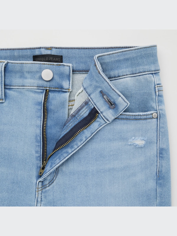 ウルトラストレッチスキニーハイライズジーンズ（ダメー ジ・丈長め76cm）