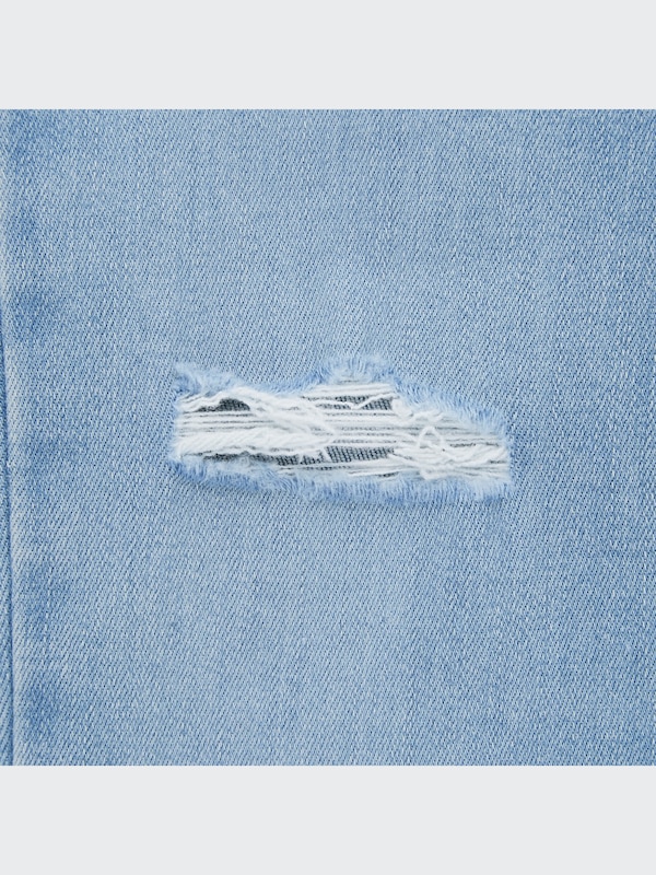 ウルトラストレッチスキニーハイライズジーンズ（ダメージ・丈長め76cm）