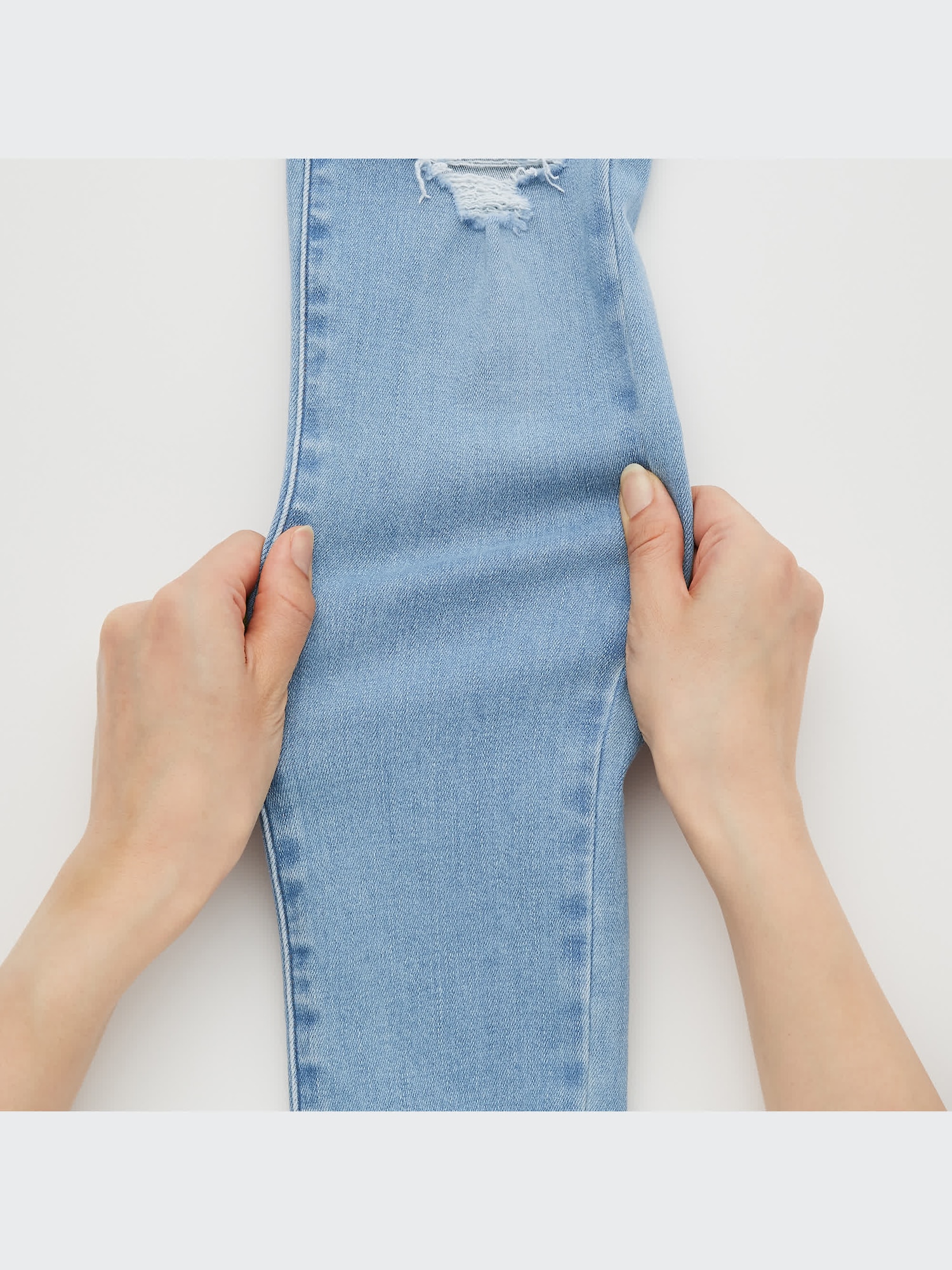 【２枚】ユニクロ　ウルトラストレッチ　スキニーハイライズジーンズ　丈長め　25 ユニクロ公式 | ウルトラストレッチスキニーハイライズジーンズ（丈