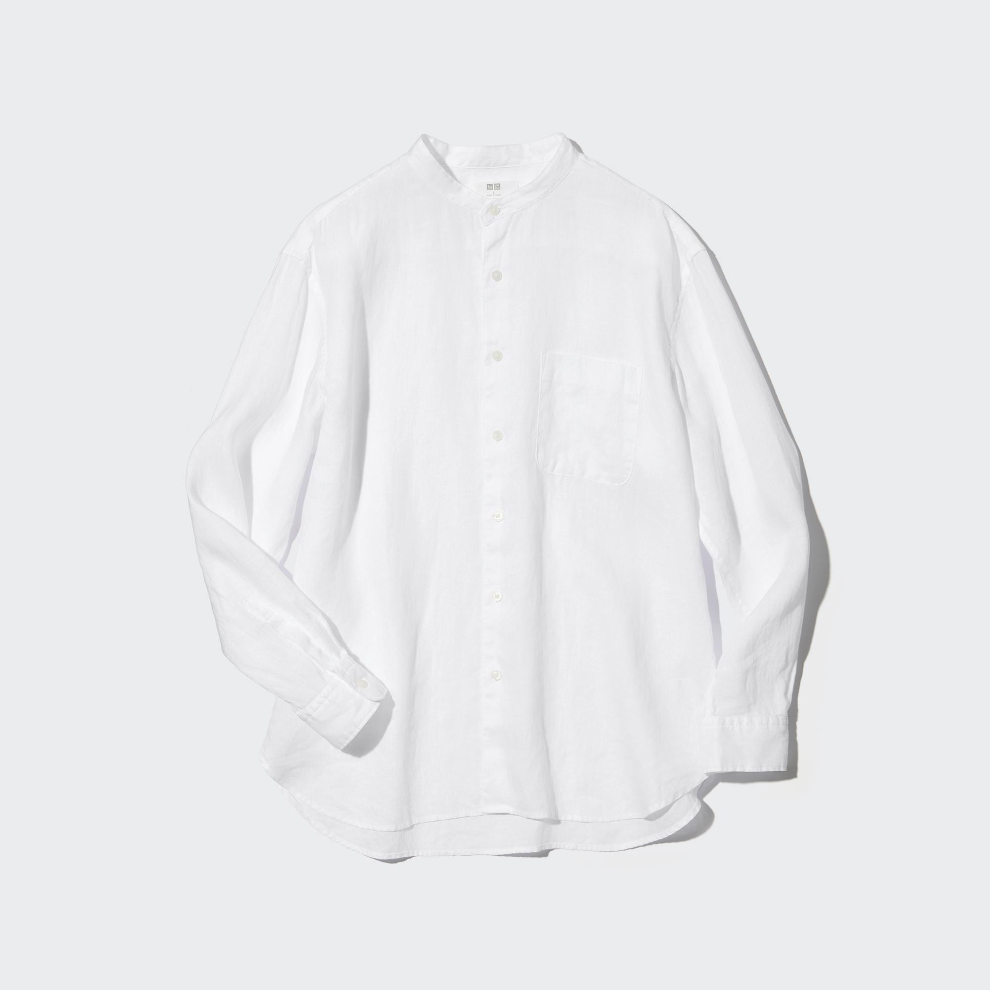 Extra Fine Cotton Broadcloth LongSleeve Shirt  UNIQLO US