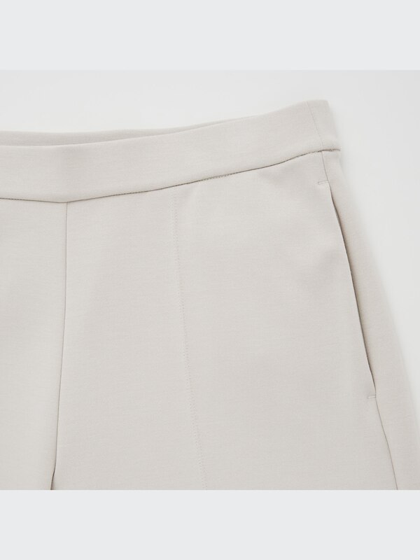 Stretch Double Face Straight Pants