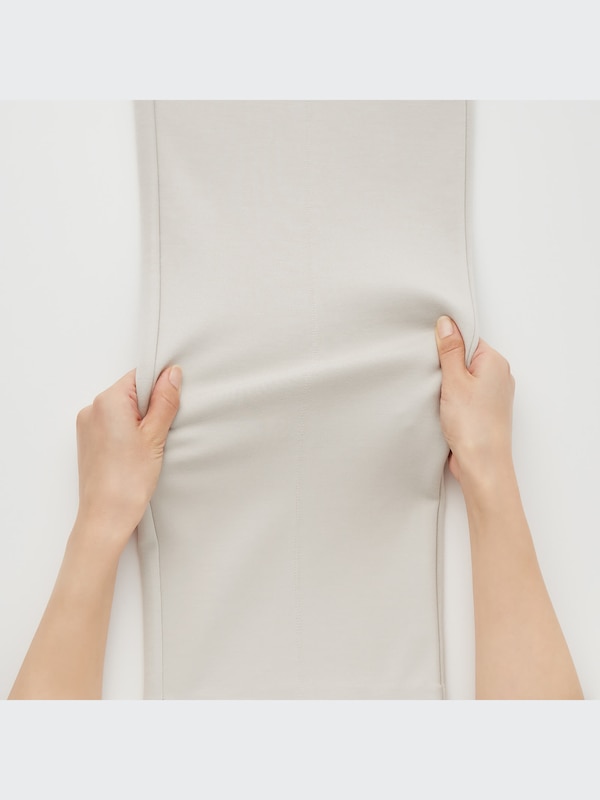 Stretch Double Face Straight Pants