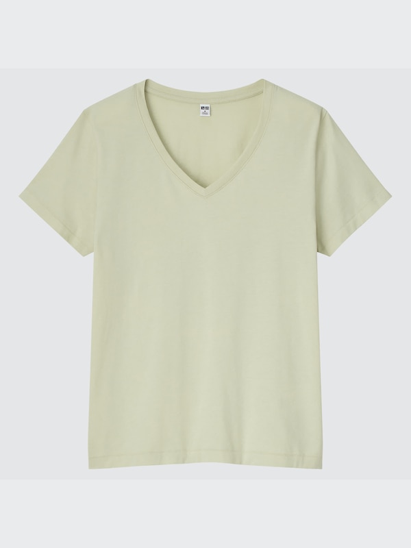 Supima Cotton V Neck Short Sleeve T-Shirt