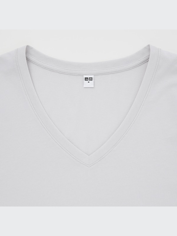 Supima Cotton V Neck Short Sleeve T-Shirt