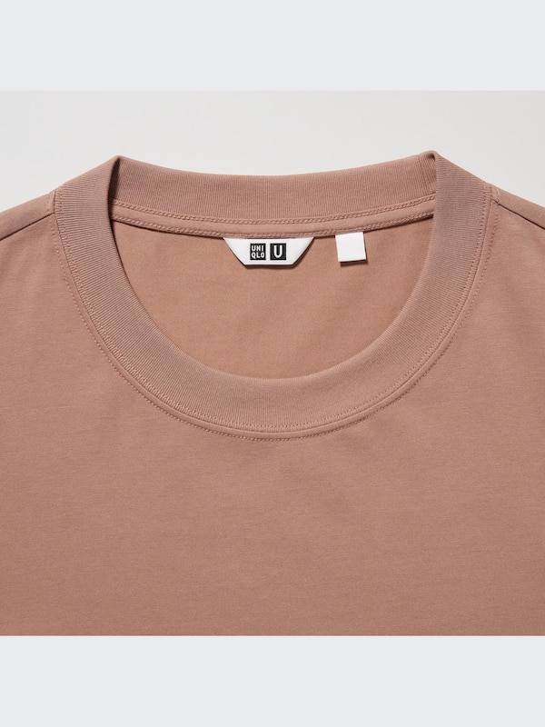 エアリズムコットンロングフレアワンピース（半袖・標準丈・113～124cm）