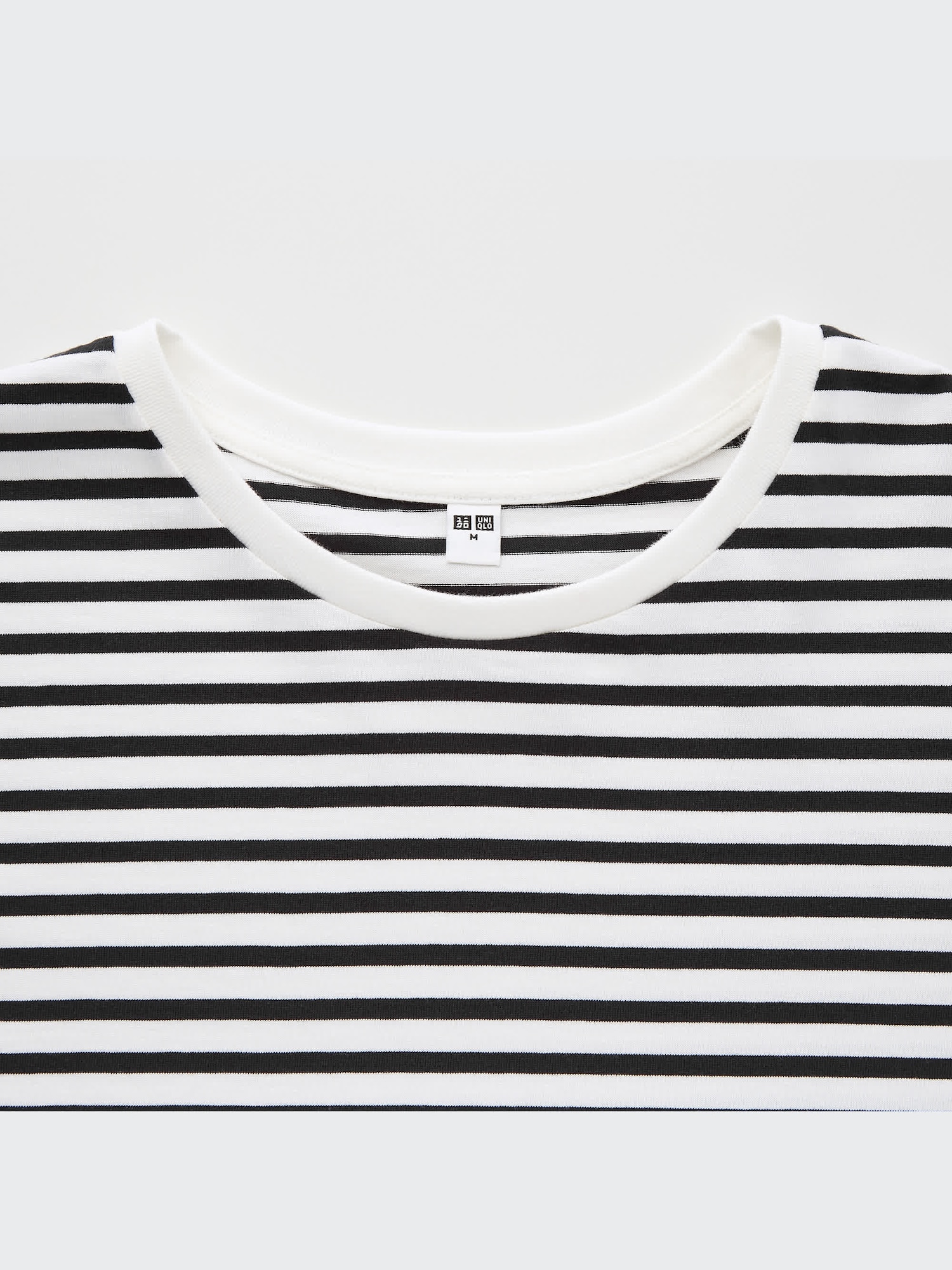 ユニクロ★UNIQLO160スムースコットンシャツテールTシャツ長袖 ユニクロ公式 | スムースコットンシャツテールボーダーT（長袖）