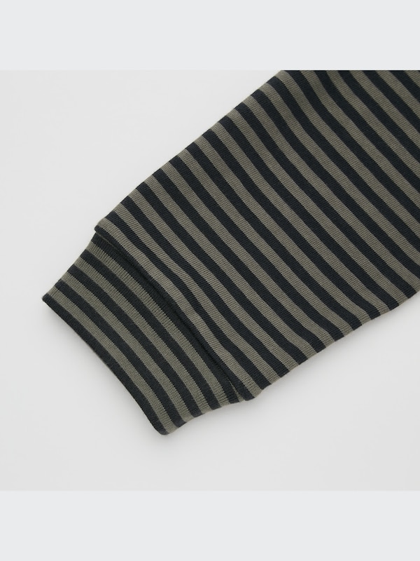 ボーダークルーネックTシャツ（長袖）