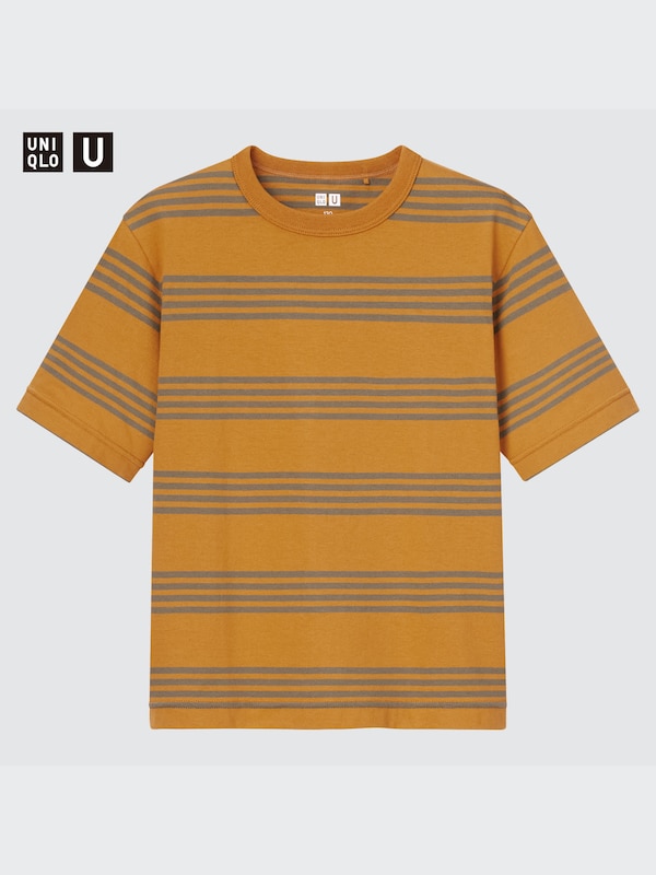 ボーダークルーネックTシャツ（半袖）