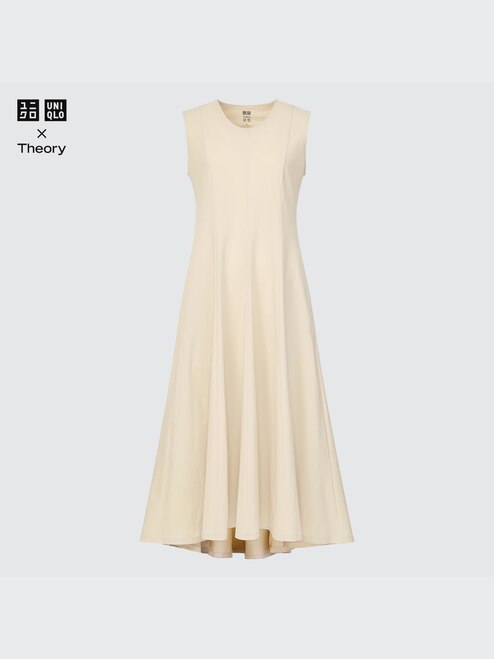 WOMEN'S THEORY ULTRA STRETCH SLEEVELESS FLARE DRESS | UNIQLO SG WOMEN'S THEORY ULTRA STRETCH SLEEVELESS FLARE DRESS | UNIQLO SG