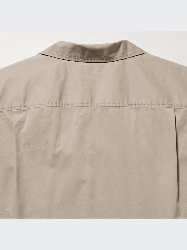 Kemeja Kerja Twill Stretch Lengan Pendek