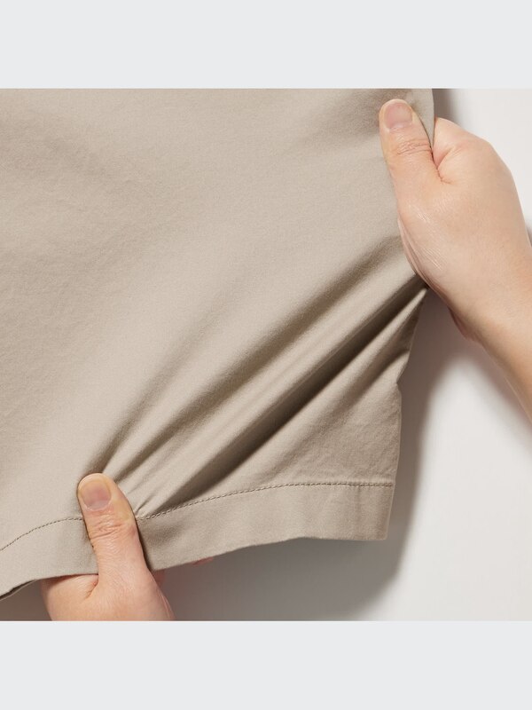 Kemeja Kerja Twill Stretch Lengan Pendek