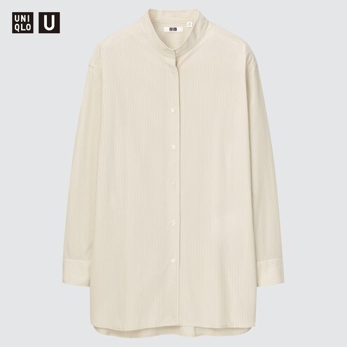 band collar shirt uniqlo