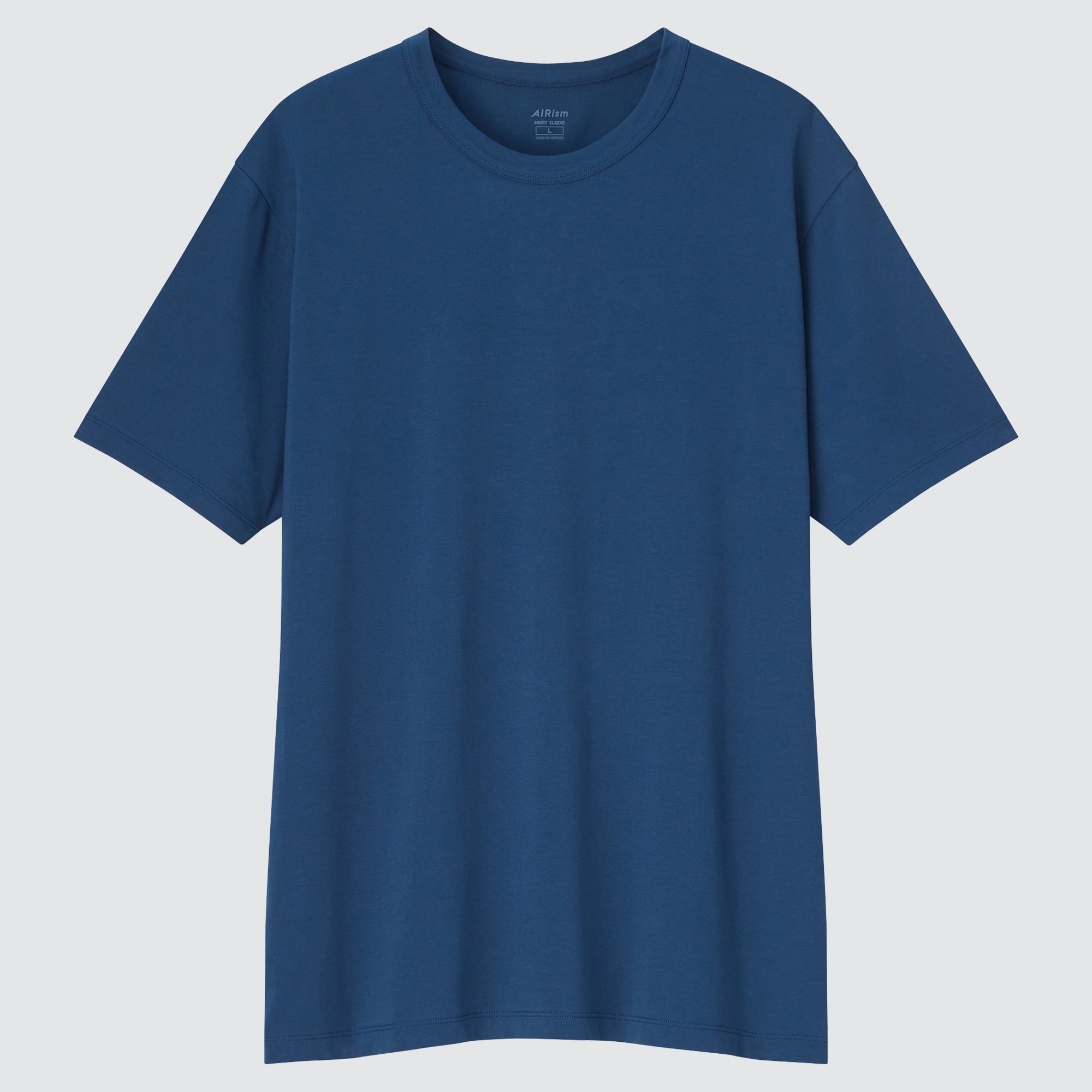 MEN'S AIRISM COTTON CREW NECK SHORT 