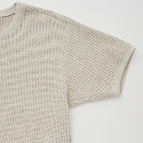 uniqlo waffle shirt women's
