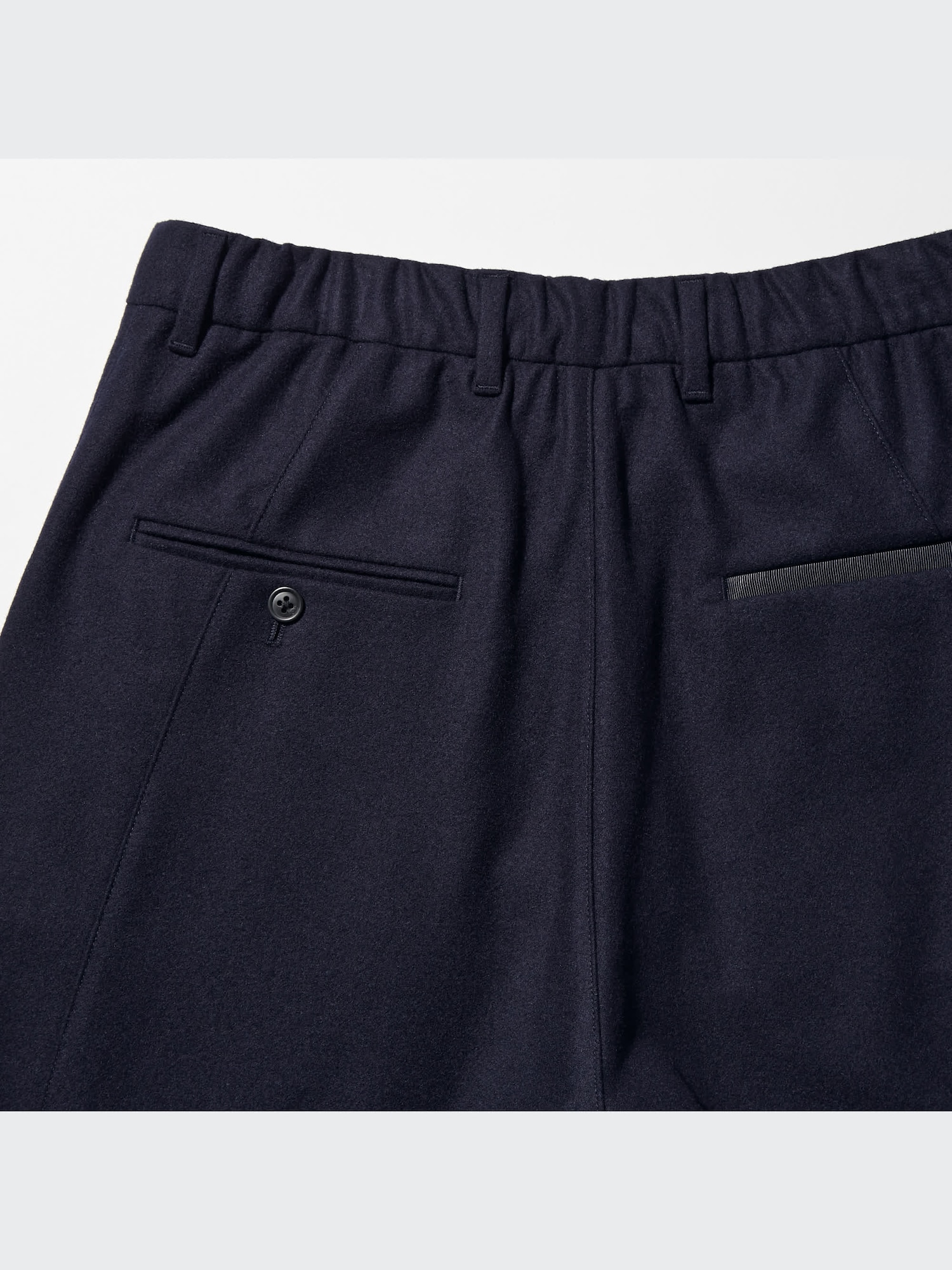 UNIQLO - UNIQLO +J ユニクロ ウールブレンドタックパンツ 美品