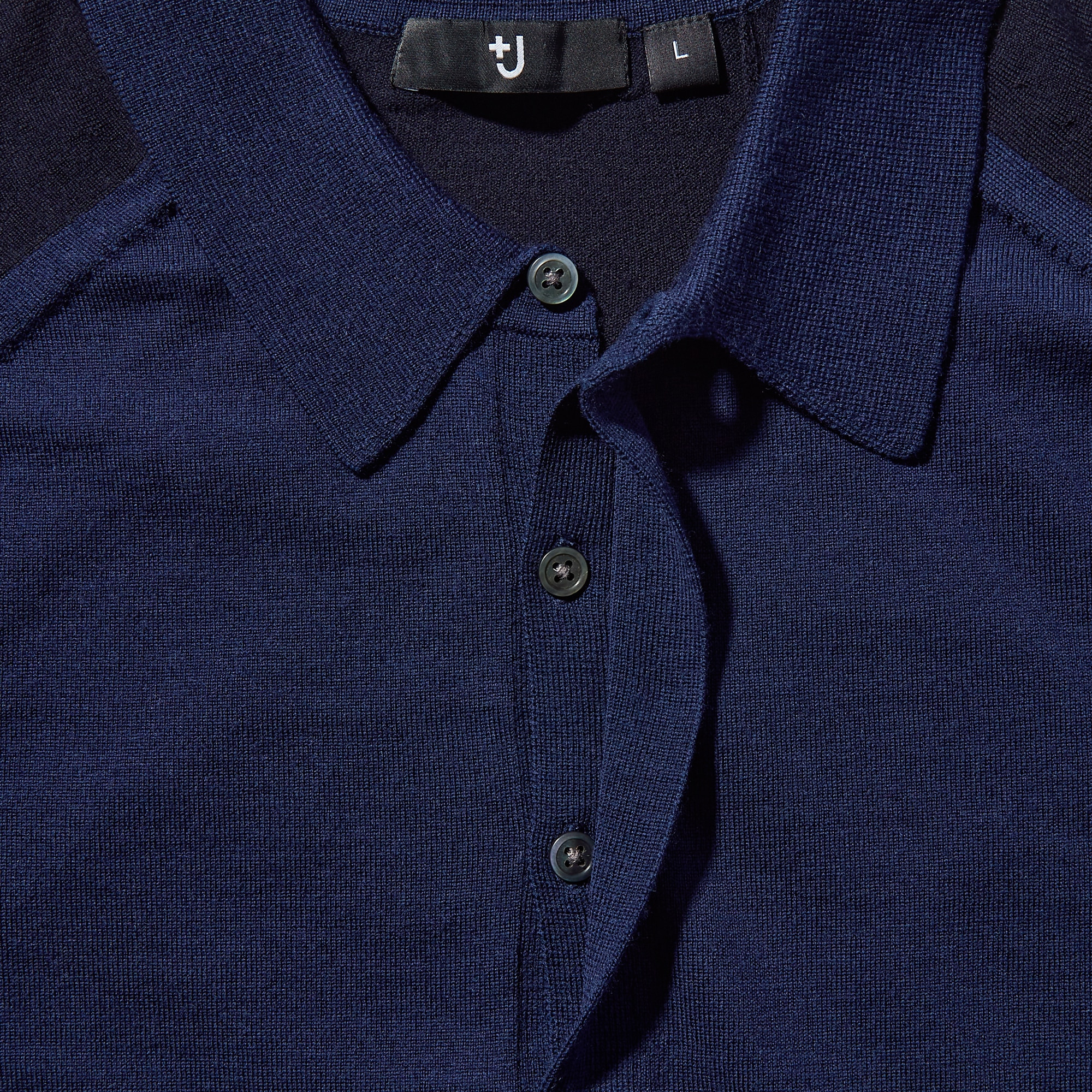 メリノブレンドニットポロシャツ（長袖） (MEN) | ユニクロ