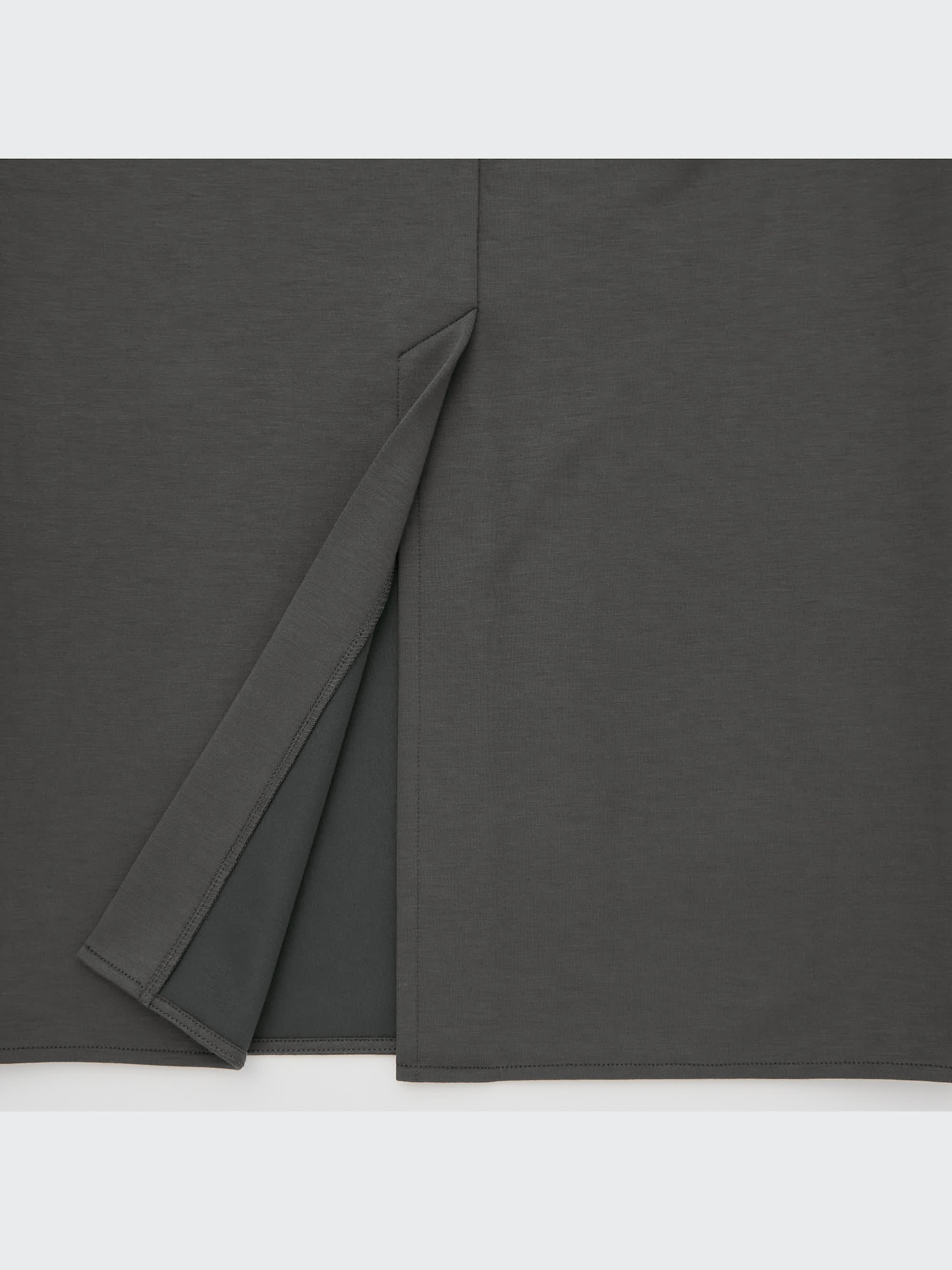 ユニクロ公式 | ストレッチダブルフェイスナロースカート（丈標準80