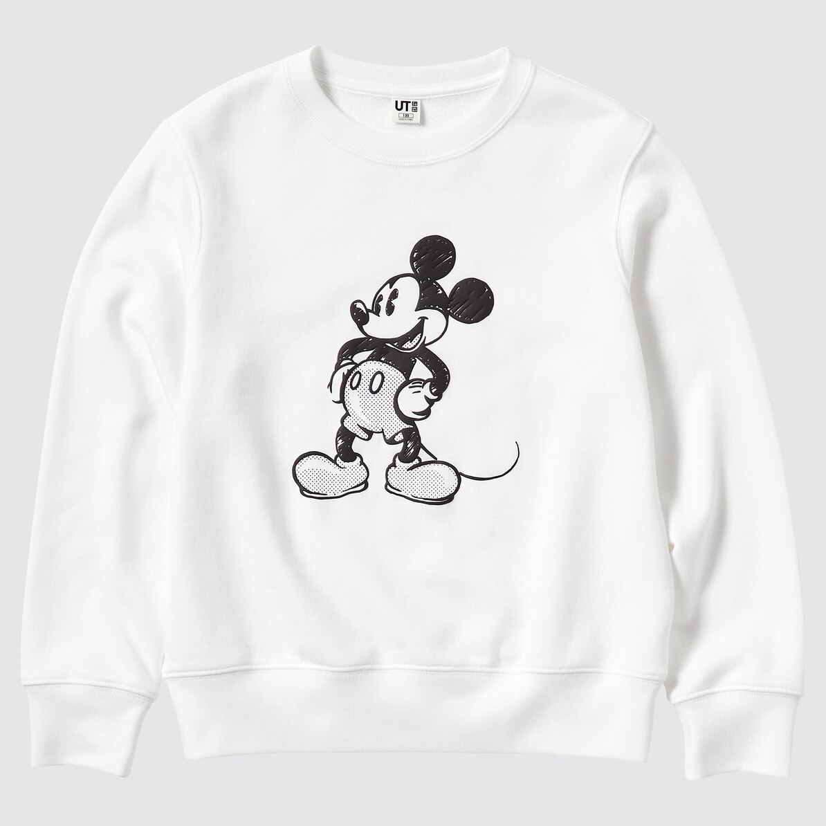 Kids モノクローム ミッキーマウス アート バイ ジョシュア ヴィーダス スウェットシャツ 長袖 Kids ユニクロ
