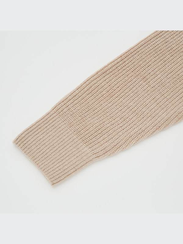 Washable Mock Neck Long Sleeve Sweater