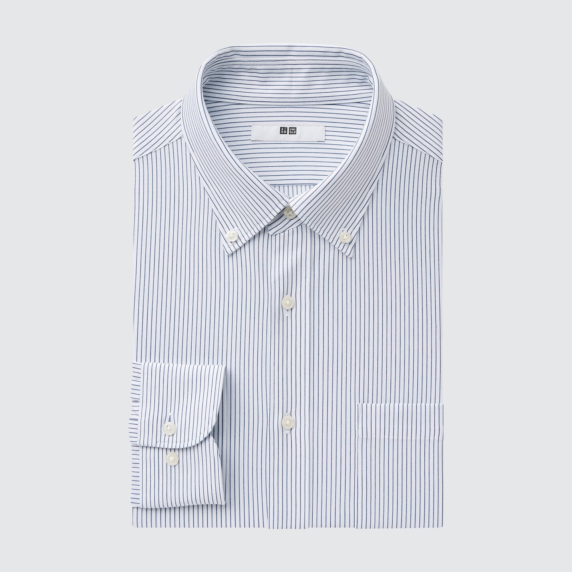 Easy Care Checked Stretch SlimFit LongSleeve Shirt  UNIQLO US