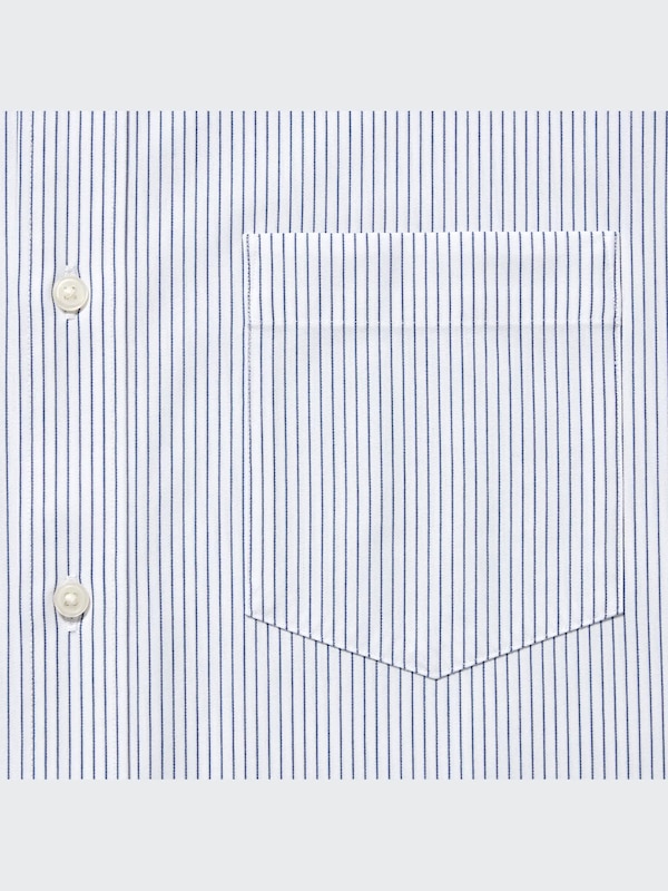 ノンアイロンジャージーストライプシャツ（ボタンダウンカラー・長袖）22年春秋モデル