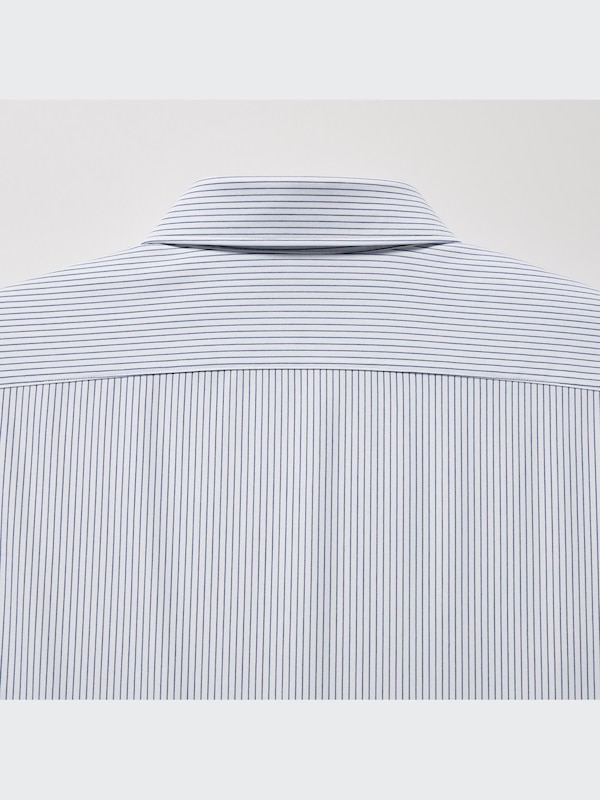 ノンアイロンジャージーストライプシャツ（ボタンダウンカラー・長袖）22年春秋モデル