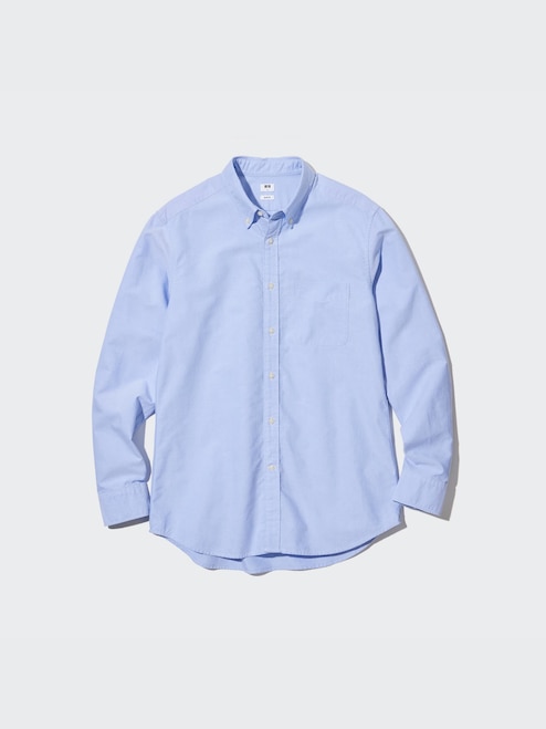 MEN'S OXFORD SLIM FIT LONG SLEEVE SHIRT UNIQLO PH