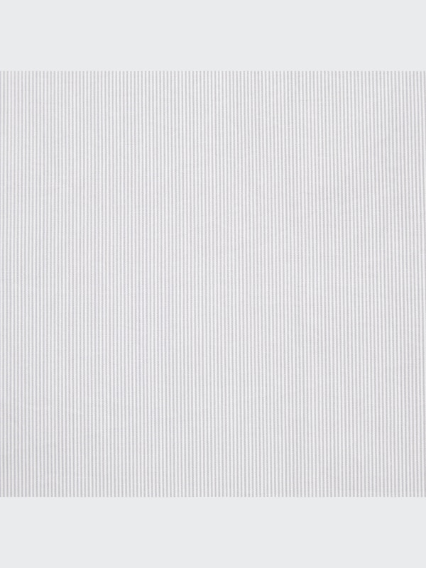 エクストラファインコットンストライプスタンドカラーシャツ（長袖）